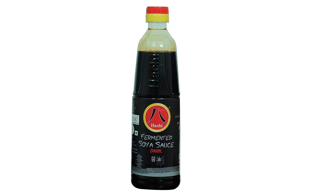 Hachi Fermented Soya Sauce Dark    Bottle  600 grams